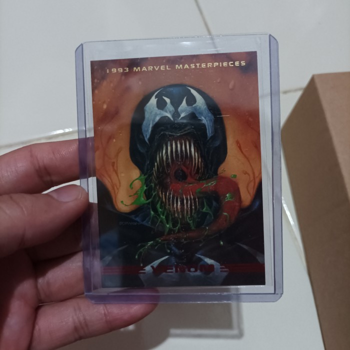 KY562 Kartu Marvel Masterpieces 1993 Spiderman Spider-man VENOM | TERBAIK