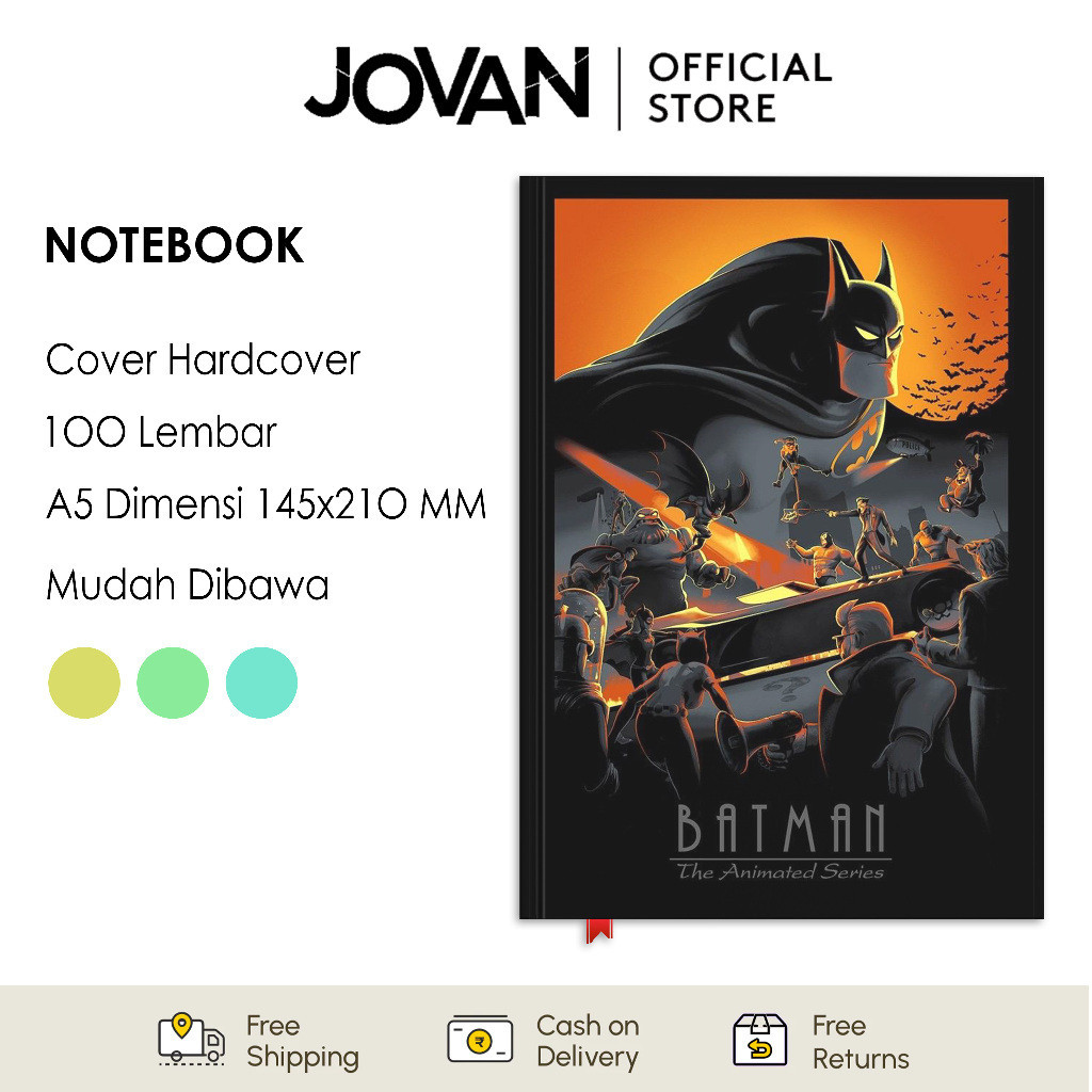 

Notebook Hardcover Custom Batman 6 Buku Tulis Catatan Note Agenda Planner Jurnal Diary Notebook Anime
