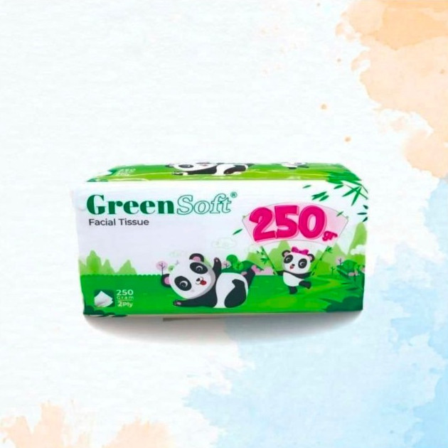 

(250GRAM) TISU FACIAL GREENSOFT 2 PLY 250 SHEET - HW