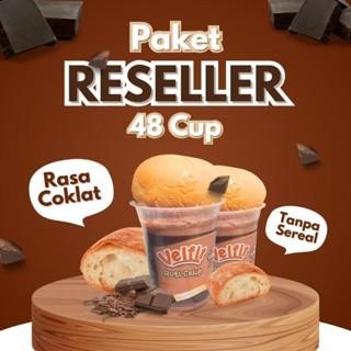 

Produk Baru!! PAKET RESELLER TANPA TOPPING SEREAL 48pcs MIX 4 RASA - RASA COKLAT