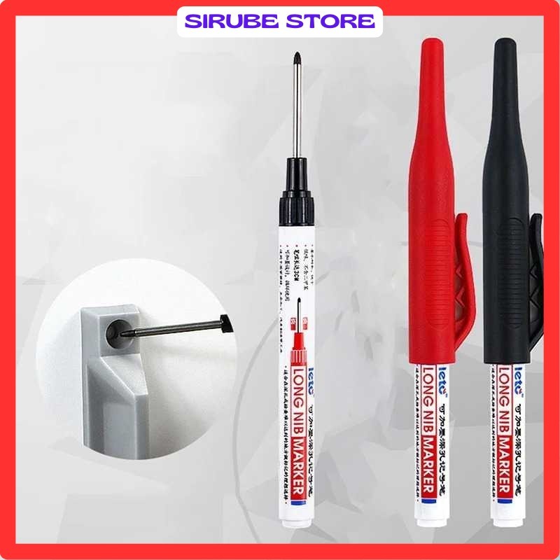 

Spidol Long Nib Marker Quick Dry Waterproof Oil Based - PM-318
