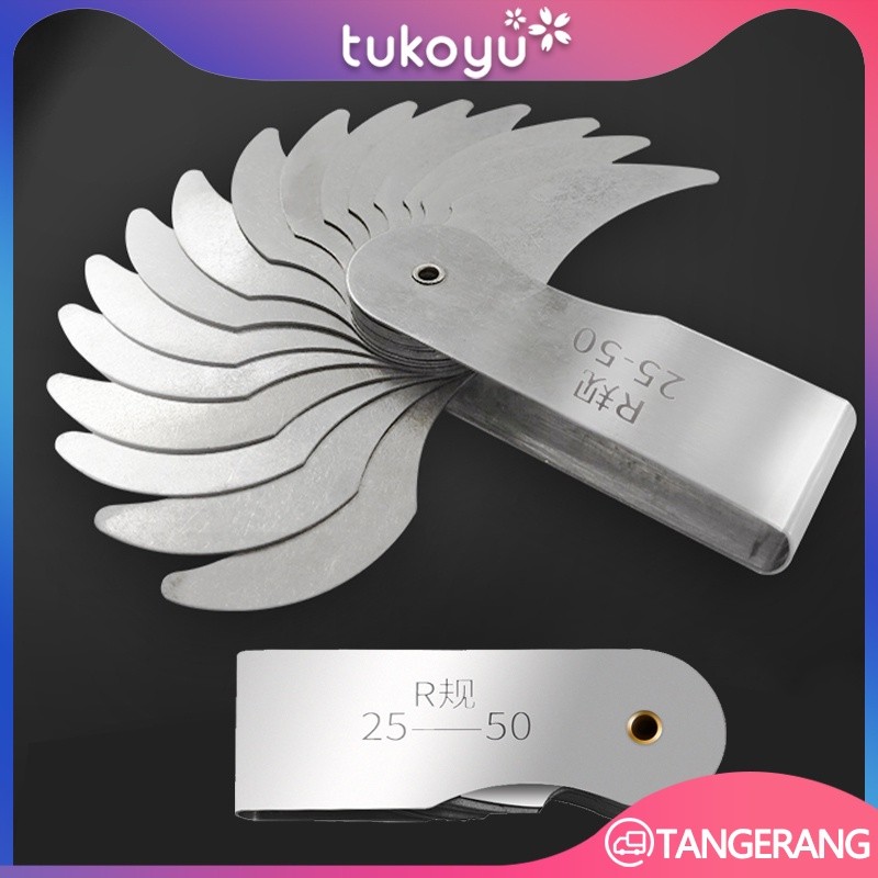 Radius Gauge/Alat Ukur Radius/Alat Pengukur Radius/Alat Ukur Celah/R Gauge