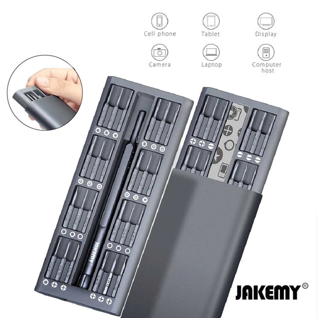 RAIDESAFA_SHOP Jakemy JM-8169 S2 49 in 1 Obeng Set Magnet For Handphone Kamera Xiaomi Aluminium Allo