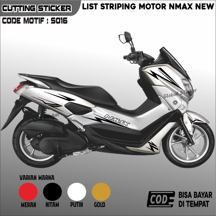 cutting stiker nmax lama striping nmax-stiping motor-sticker yamaha nmax varian warna murah