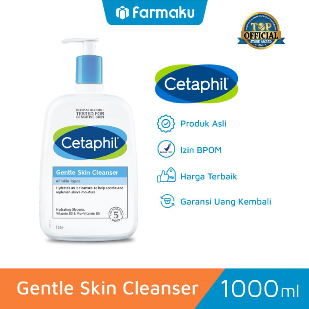 （Buy1 Get1=2）Watsons Official Store(100%ORI) || Cetaphil Gentle Skin Cleanser 500 ML