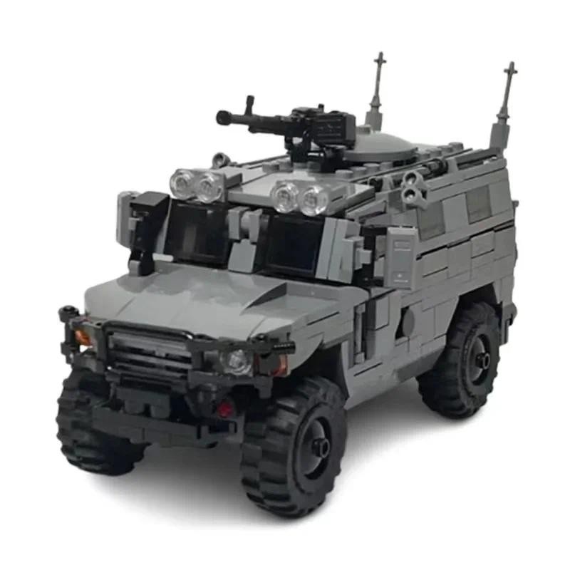 MOC Military Armament Series Russian GAZ Tiger Armored Vehicle Building Block Model Building Block T