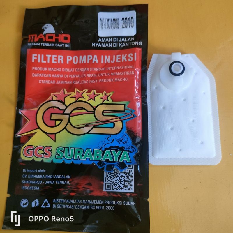 filter pompa injeksi, Pampers, saringan bensin Vixion old 2010-2012 macho