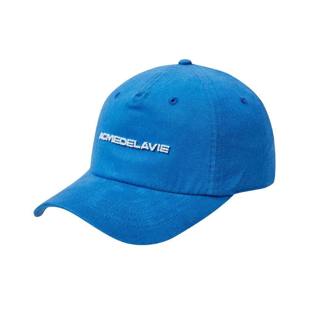 [ADLV] Tuft Embroidery Logo Ball Cap Blue - Topi Standard Fit Unisex acme de la vie
