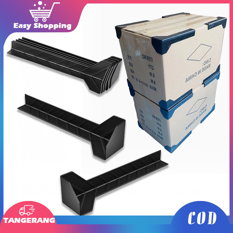 

8 Pcs Pelindung Siku Kardus Plastic Cardboard Box Corner Protector Pelindung Kotak Kardus Sudut