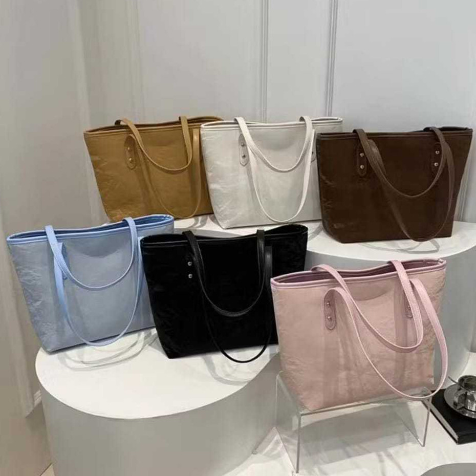 Mama_zain HIMAWARI Tote Bag Wanita Kekinian - Tas Bahu Wanita Terbaru - Tote Bag Kuliah Kerja Wanita