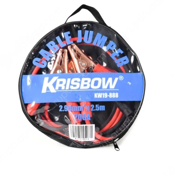 Krisbow Cable Jumper Kabel Aki 4.2mm (2.5M) 200A