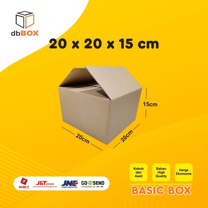 

BOX KARDUS 20x20x15 cm DUS PACKING Kardus Murah|KARDUS DIE CUT | KARDUS PACKAGING