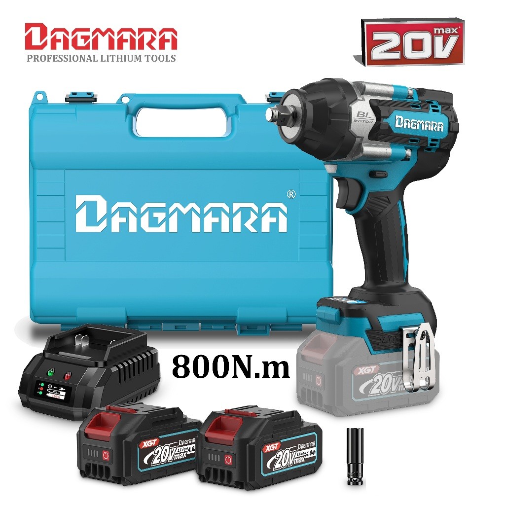 DAGMARA 800Nm Impact wrench Bor baterai portabel