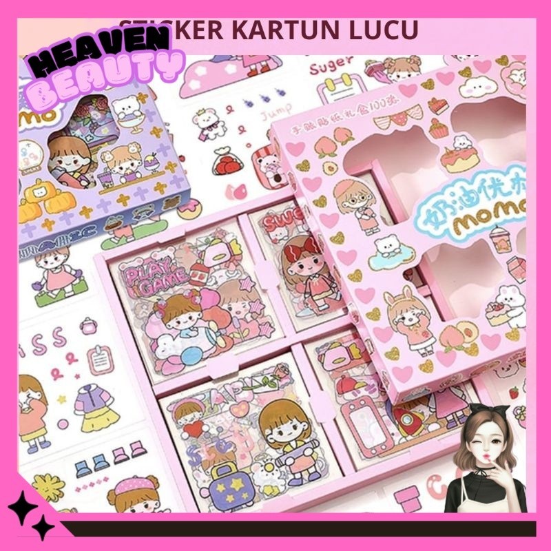 

Stiker motif kartun korea lucu anti air sticker Aesthetic DIY Buku Diary Stiker HP Stiker Tumblr Stiker Botol minum Stiker Deco / Sticker Kartun Lucu Stiker handbook scrapbook - Alexa Beauty