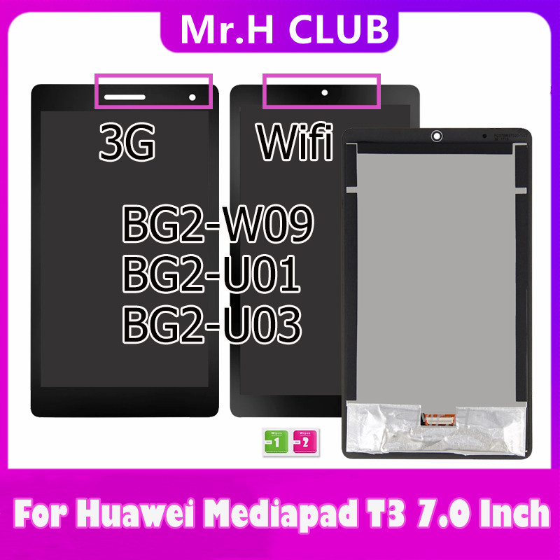 Tested 7 inch for Huawei Mediapad T3 7.0 BG2-W09 BG2-U01 BG2-U03 Wifi 3G LCD Display Touch Screen Di