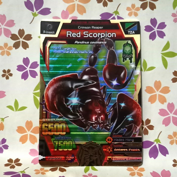 great animal kaiser gold red scorpion versi 4