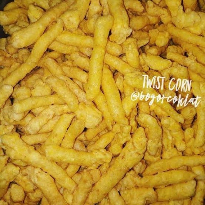 

TES TWIST CORN / TWIS TWIS BALADO 500gr (CEMILAN SNACK KILOAN)