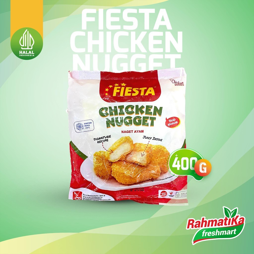 

Fiesta Chicken Nugget / Naget Ayam Fiesta 400 gram