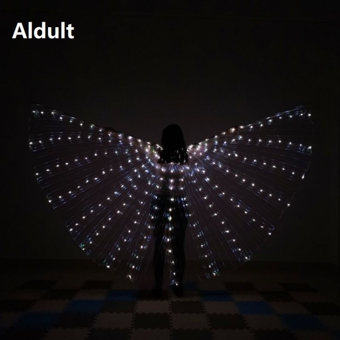 Sayap Kerub Belly Dance Led Kostum Sayap Malaikat Kostum Sayap - Dewasa //45