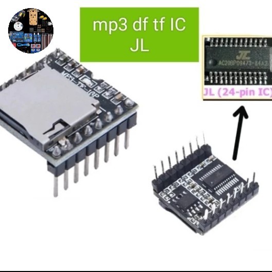 DF JL CHIP MODUL TF CARD U Disk Mini Mp3 Player Audio Voice Module Board jws esp32 ARDUINO_UNO WEMOS