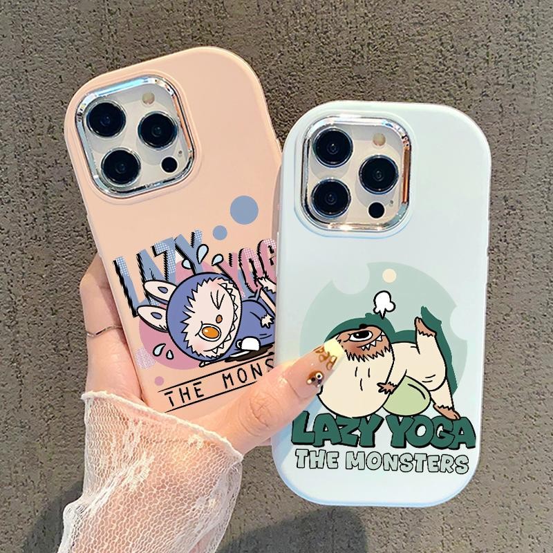 Soft Case For iPhone 11 11 Pro 11 Pro Max 12 12 Pro 12 Pro Max Silikon TPU Warna-warni Kartun Lucu B