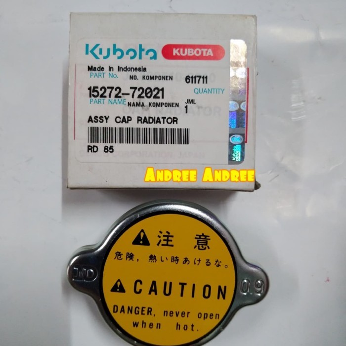 Tutup Cap Radiator Kubota KND220 KND250 KND315 Original