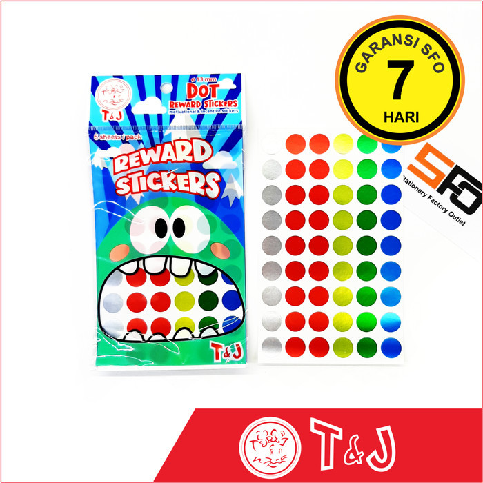 

Reward Sticker T&J Dot - 13 mm - SFO Semarang Official