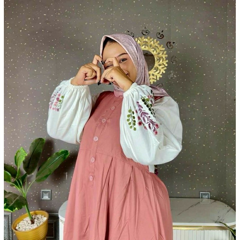 PK polos warna  SHABRINA GAMIS SYAR'I