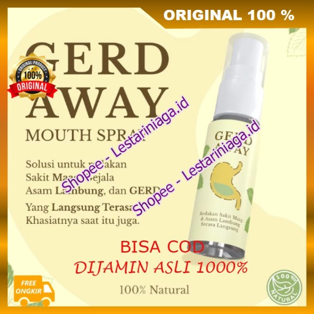 

Gerd Away Mouth Spray Obat Herbal Lambung Sakit Maag Redakan Asam Lambung Secara Langsung ORIGINAL