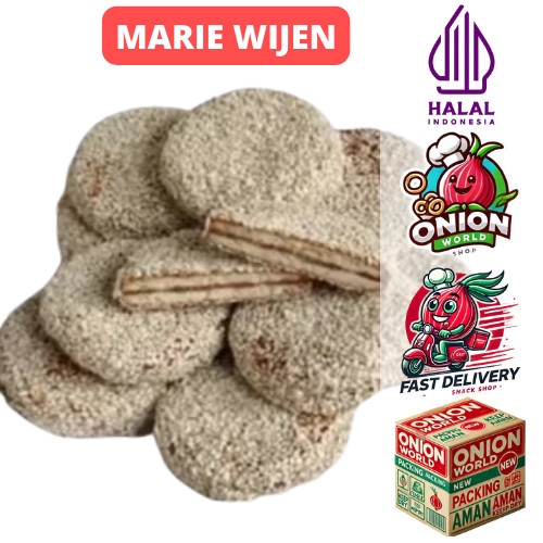 

UWD KUE WIJEN KARAMEL 1Kg Kue Marie Wijen Caramel Kue Wijen Kering Roti Marie Wijen Kue Wijen Jadul