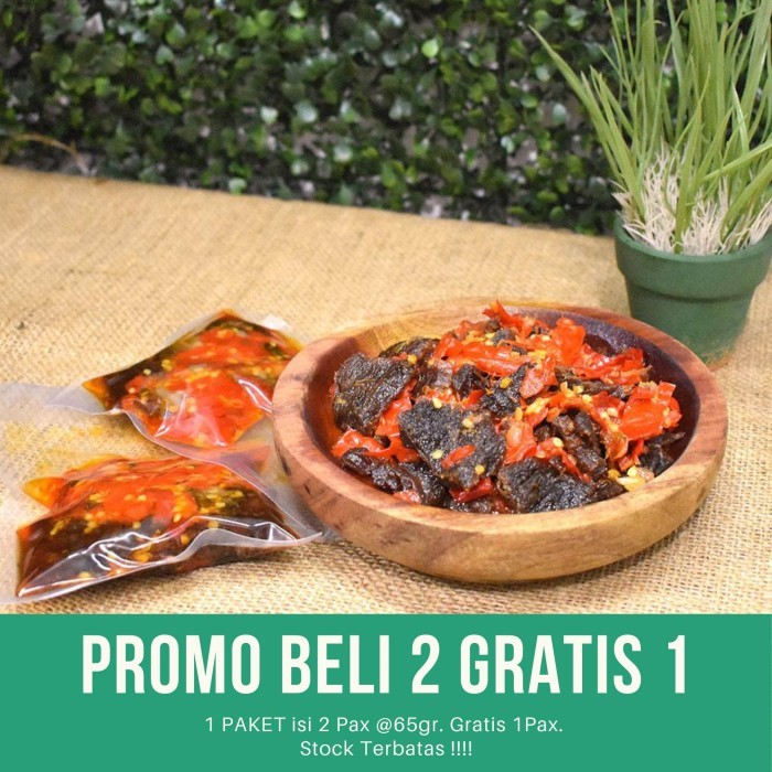 

✨TERLARIS -Dendeng Balado Suir / Pecah / Potongan Kecil ( PRAKTIS / EKONOMIS ) - SUIR PARU MERAH