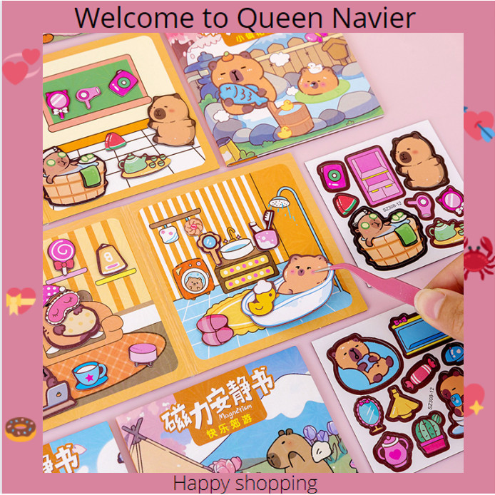 

QN - Stiker magnet Labubu Magnetic Sticker book
