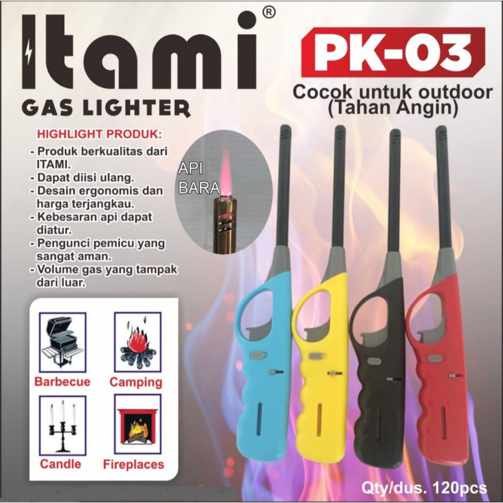 Pemantik Kompor / Korek Gas Tembak/Korek Tembak Itami pk-03 / Pemantik Kompor jos bara api las / Kor