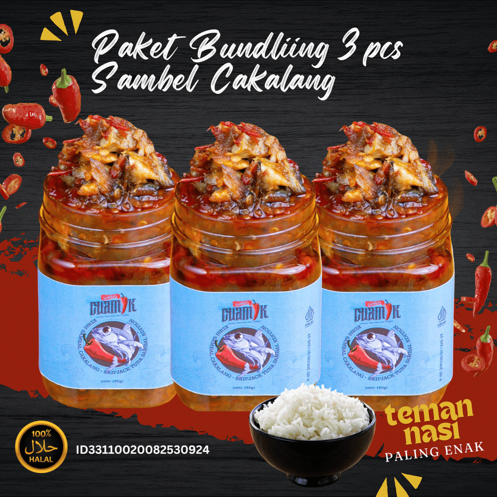

Paket Bundling 3pcs Sambel Cuamik- Sambel Cakalang