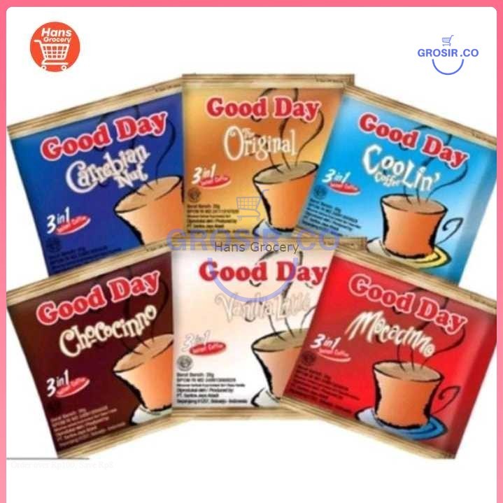 

Grosir GOOD DAY KOPI All Varian Renceng