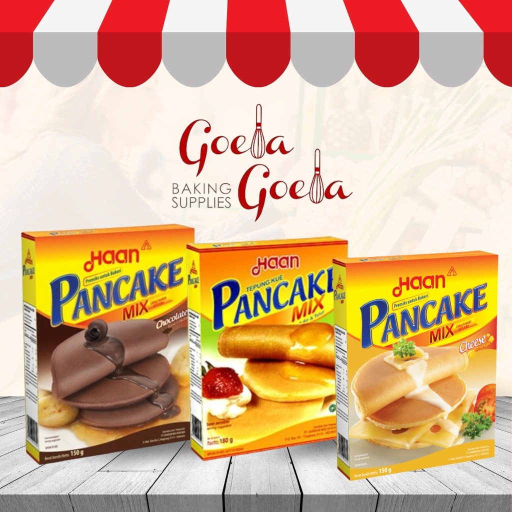 

Instan Pancake Mix Haan Vanilla Coklat dan Keju