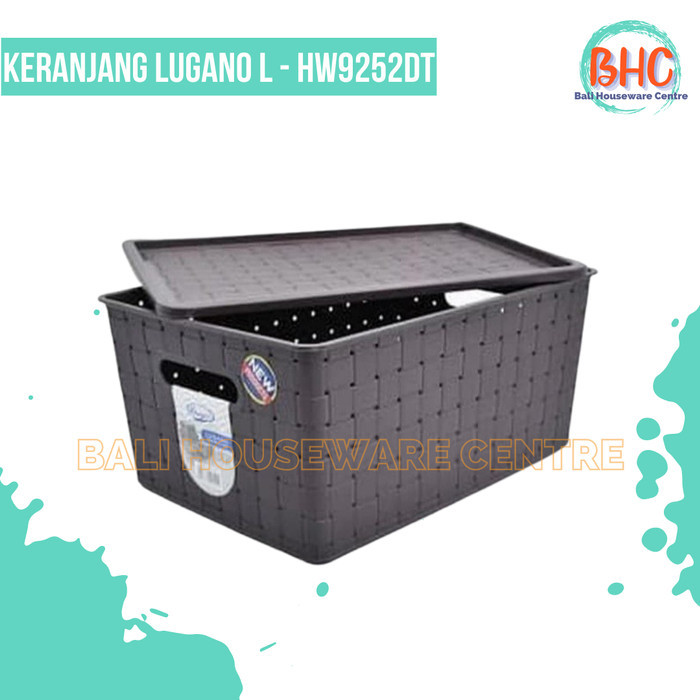 KERANJANG LUGANO (L) DENGAN TUTUP