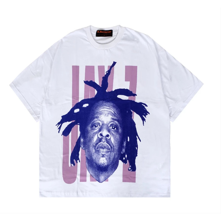 【COD】KKONTENER JAY Z OVERSIZE TSHIRT WHITE T-shirt