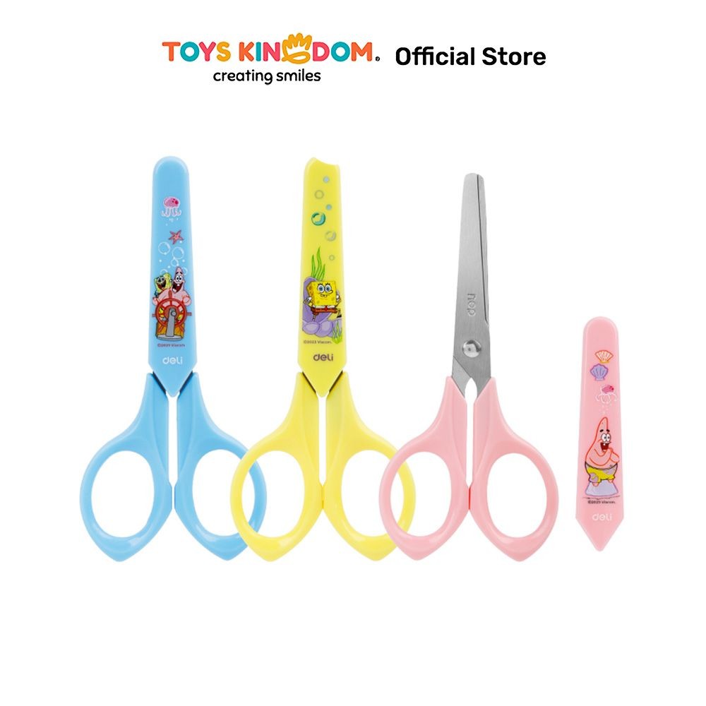 

Toys Kingdom Deli Gunting Anak Spongebob Ez509 Random Kid Scissors Alat Pemotong Kertas Lucu Serbaguna Peralatan Atk Kids Friendly Crafting Tools Perlengkapan Kerajinan Tangan