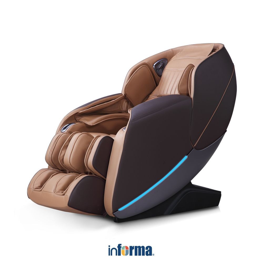 Informa Kels Kenzo Kursi Pijat Exclusive - Cokelat Massage Chair Sofa Pijat Relaksasi Elektrik Alat 