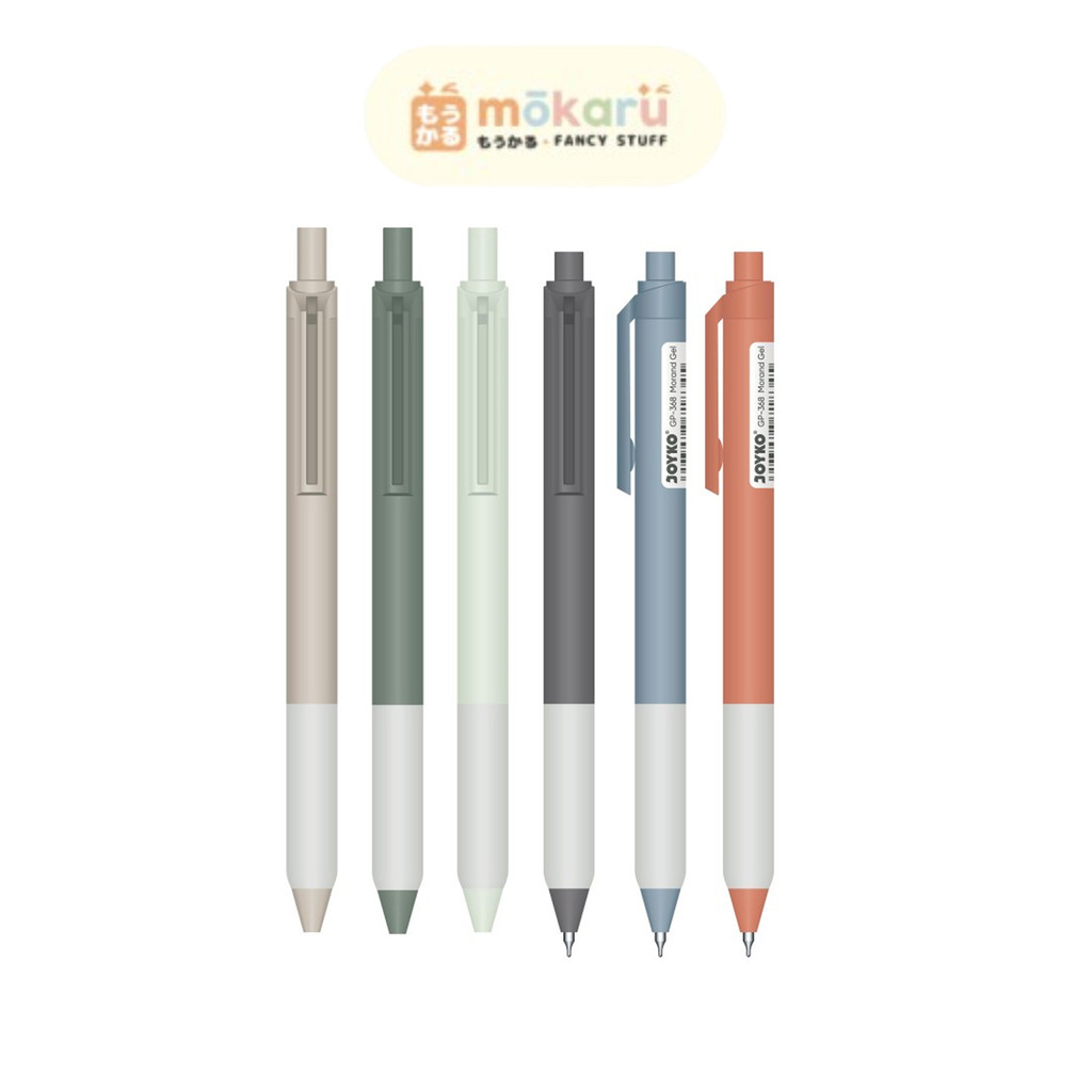 

Joyko Pulpen Gel Pen 0.5mm GP-368 Morand Gel Pena Gel Retractable