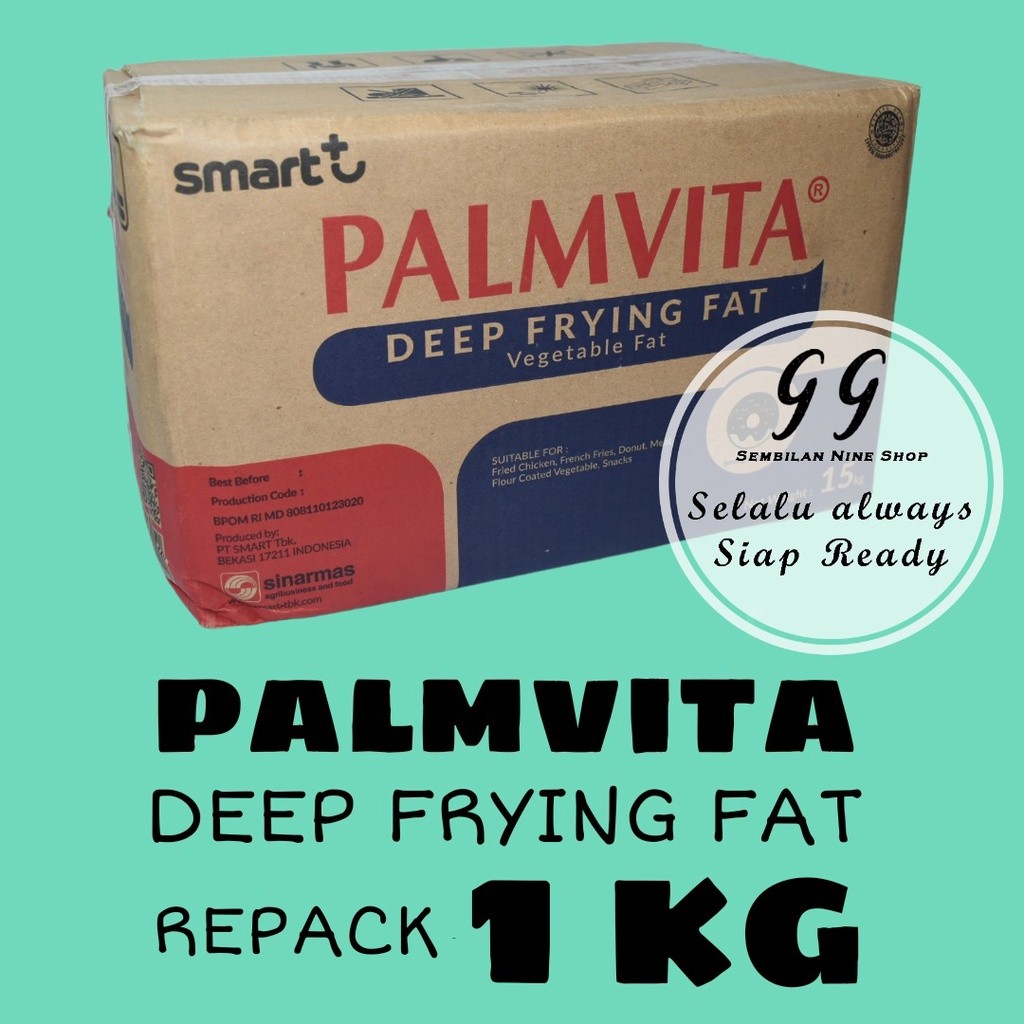 

PALMVITA 1 KG Deep FRYING FAT Smart Deep FRY FAT Minyak Padat Minyak Goreng