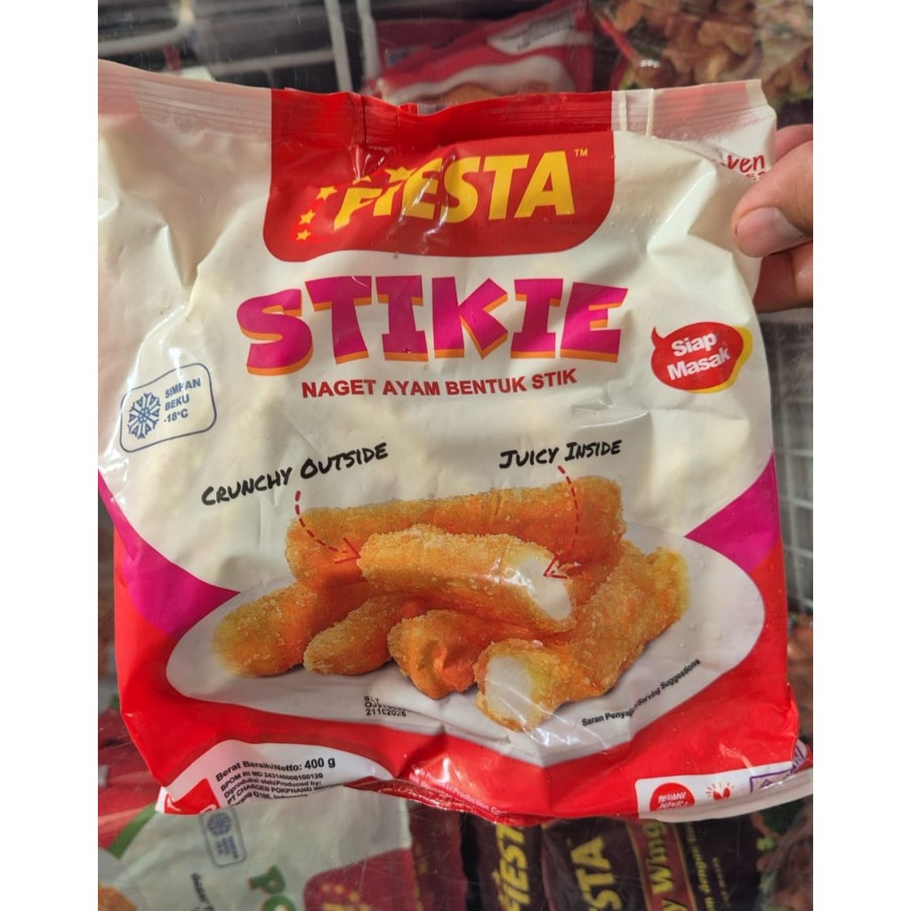 

Fiesta Chicken Nugget Stikie Berat 400 Gram