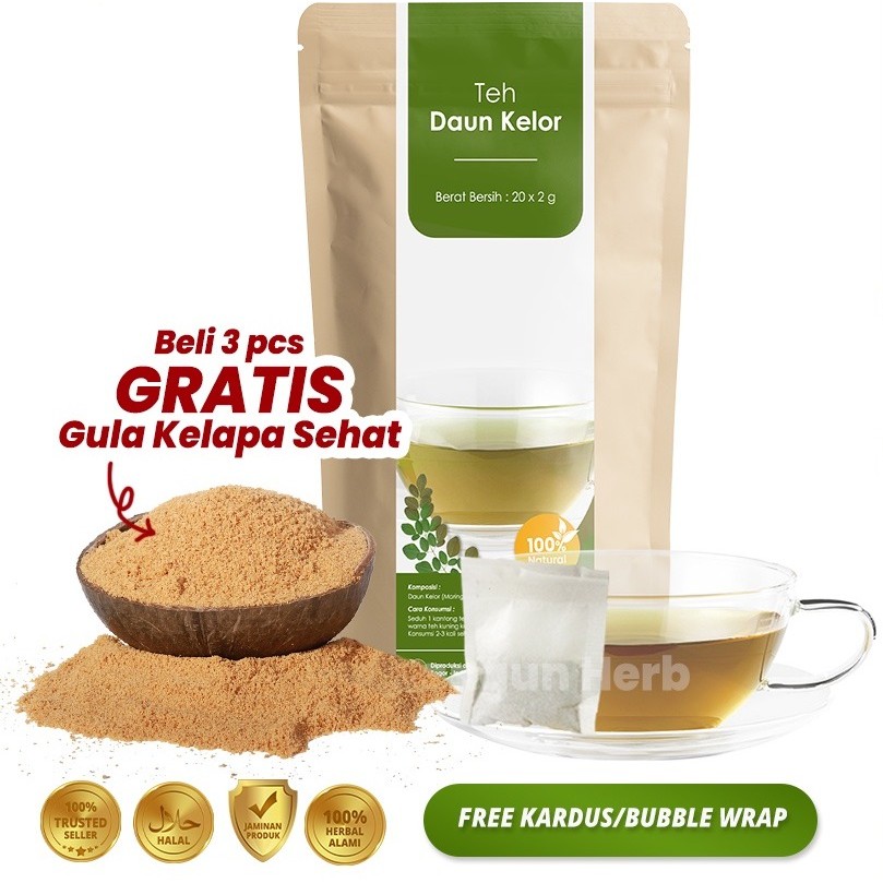 

(Ready Stock) TEH CELUP DAUN KELOR : 100% Organik Anti-Kanker, Diabetes, Tingkatkan Imunitas dan Kekebalan Tubuh