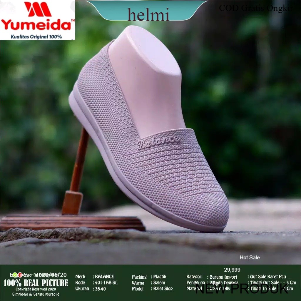 SEPATU WANITA TERLARIS 2022 / Sepatu Wanita Balance Flat Shoes Jelly Import / Sepatu Wanita Model Ke