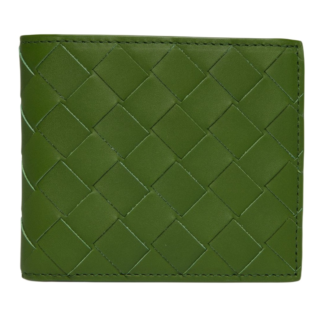 Bottega Veneta Green Leather Wallet / Dompet Branded Original