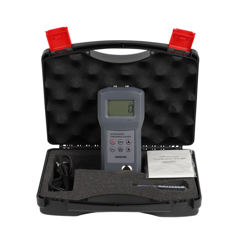 UM6500 Portable Digital Ultrasonic Thickness Gauge Meter Metal Thickness Meter 1.0-245mm,0.05-8inch 