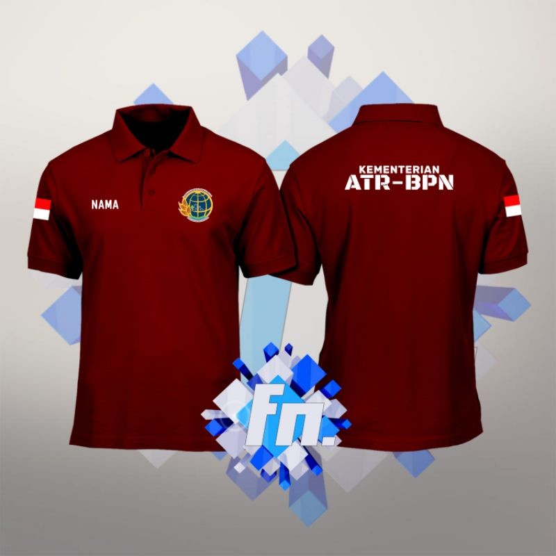 TERBARU KAOS POLO SHIRT LENGAN PENDEK ATR/BPN HANTARU 2022 BAJU SERAGAM