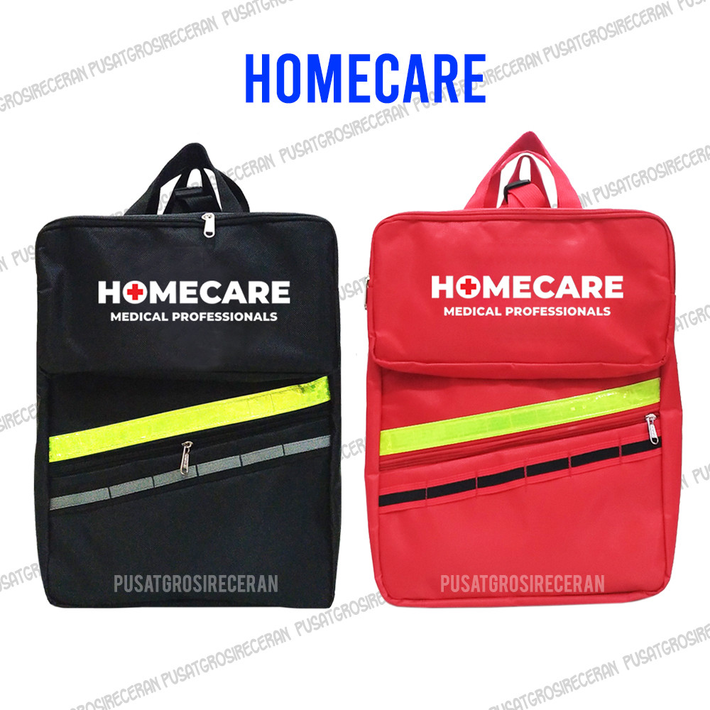 Ransel Medis Home Care Bag Tas Perlengkapan Medis Emergency Kit Tas P3K SAR Tas Kesehatan P3K Siaga 