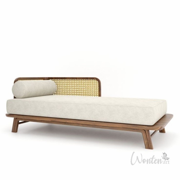 Sofa Bed Rotan Kayu Jati Lucia